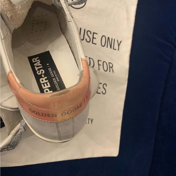 Authentic Golden Goose with leopard print star and silver laces - Picture 7 of 9